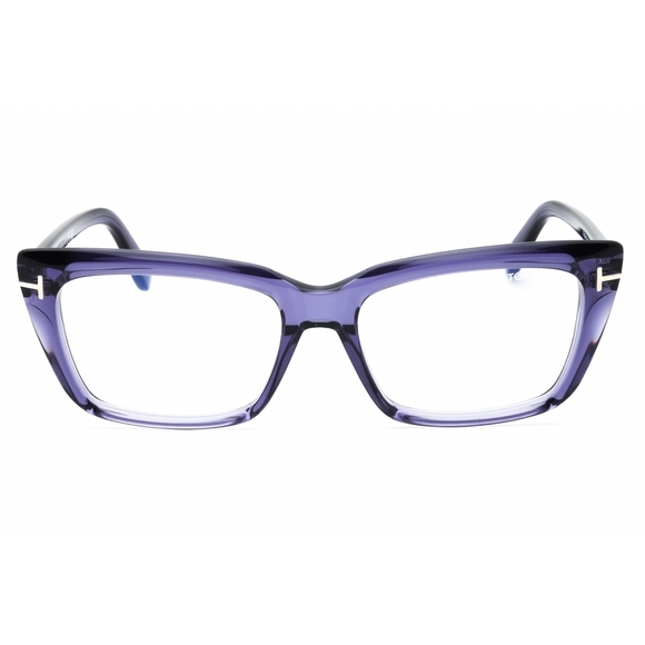 NWT Tom Ford FT5894-B Violet Cat Eye 56mm Eyeglasses